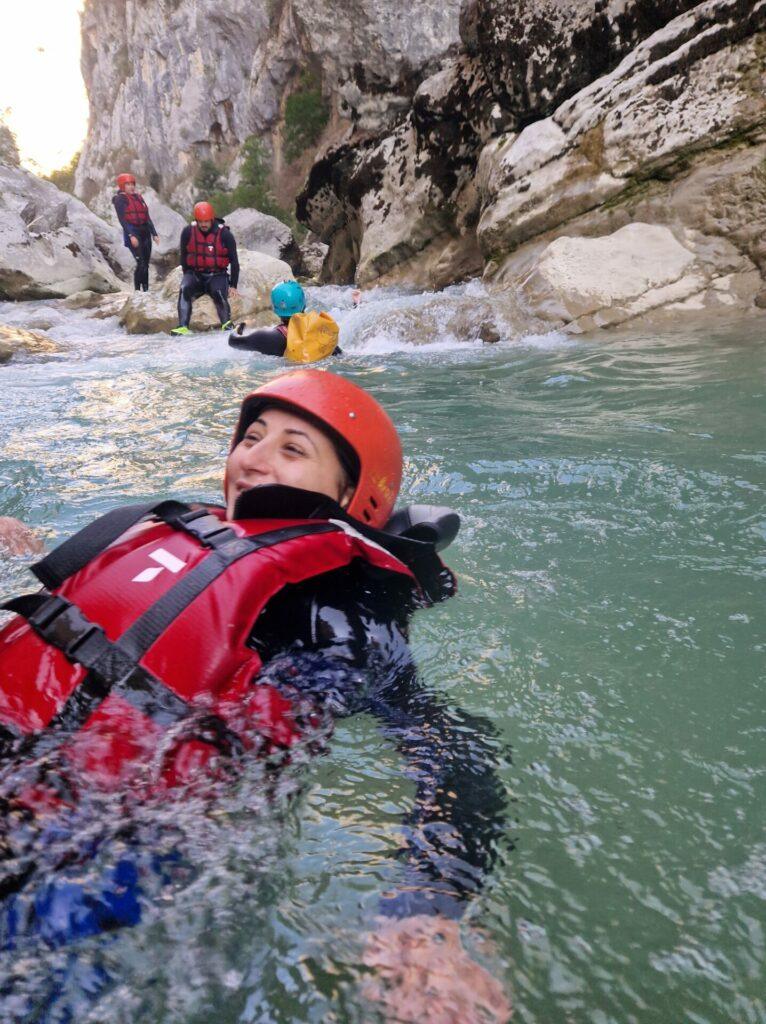 Discover aquatic hiking in the stunning Verdon Gorge