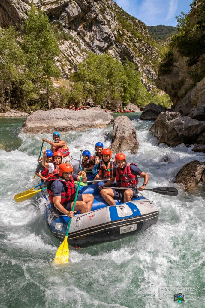 Passage de la porte saint jean en rafting